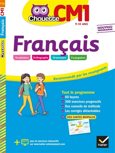 Couverture_Fran&ccedil;ais CM1, 9-10 ans