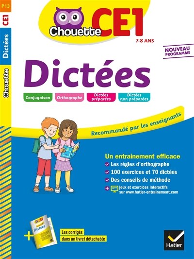 Couverture_Dict&eacute;es CE1, 7-8 ans