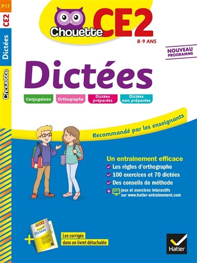 Couverture_Dict&eacute;es CE2, 8-9 ans