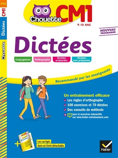 Front cover_Dict&eacute;es CM1, 9-10 ans