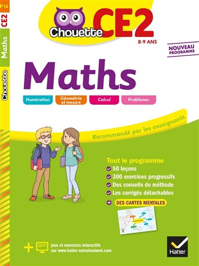Couverture_Maths CE2, 8-9 ans