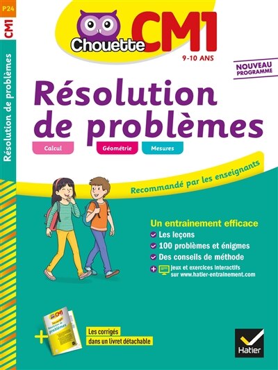 Couverture_Résolution de problèmes CM1, 9-10 ans