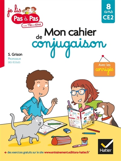 Couverture_Mon cahier de conjugaison