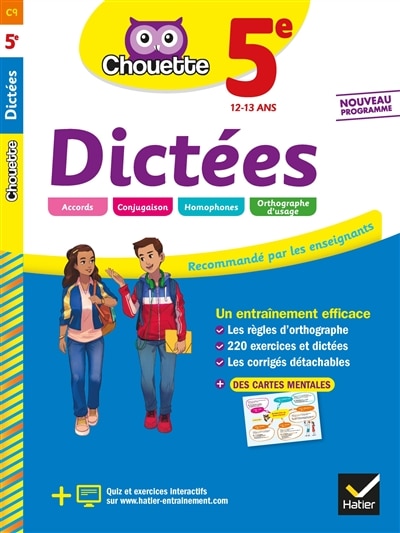 Couverture_Dict&eacute;es 5e, 12-13 ans