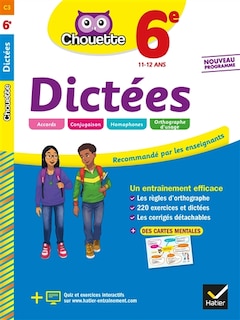 Front cover_Dictées 6e, 11-12 ans