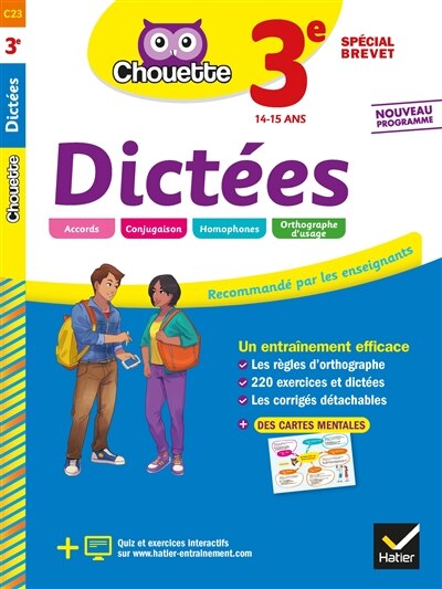 Couverture_Dict&eacute;es 3e, 14-15 ans