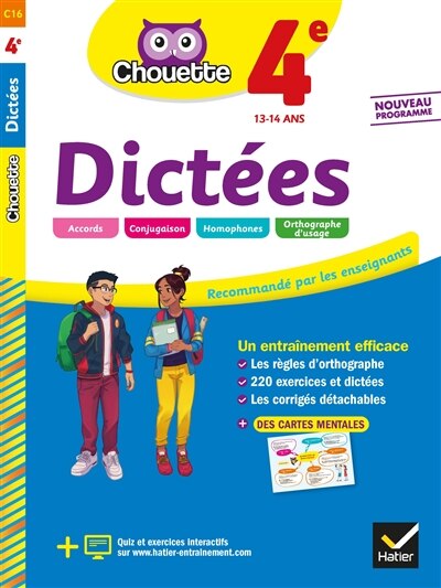 Front cover_Dict&eacute;es 4e, 13-14 ans