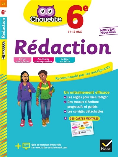 Front cover_Rédaction 6e, 11-12 ans