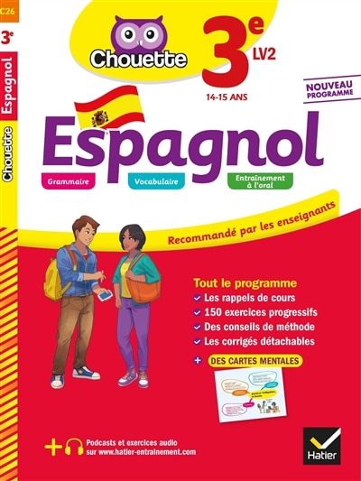 Couverture_Espagnol 3e LV2, 14-15 ans