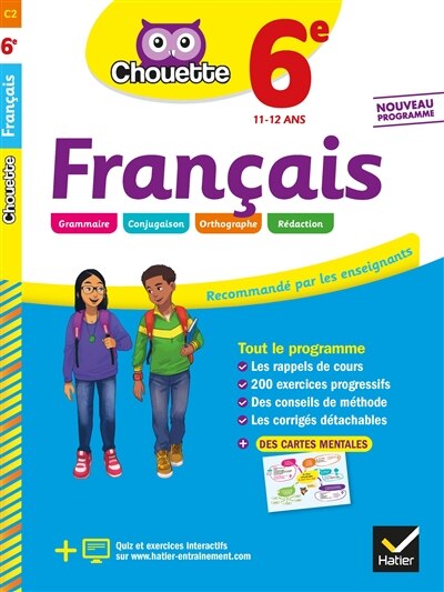 Front cover_Fran&ccedil;ais 6e, 11-12 ans