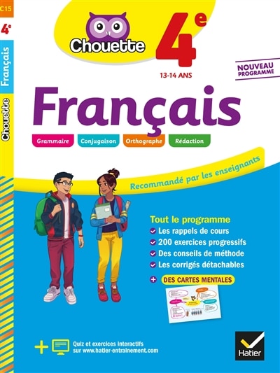 Front cover_Fran&ccedil;ais 4e, 13-14 ans