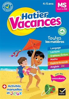 Couverture_Hatier vacances, MS vers la GS, 4-5 ans