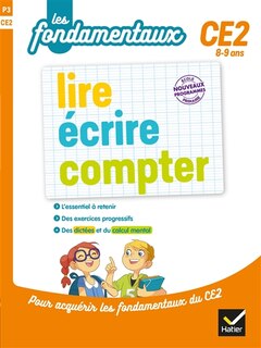 Front cover_Lire, écrire, compter, CE2, 8-9 ans