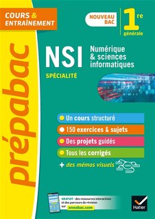 Front cover_NSI, numérique & sciences informatiques, spécialité, 1re générale