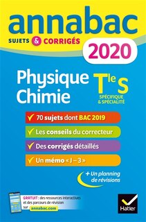Couverture_Physique chimie terminale S, sp&eacute;cifique & sp&eacute;cialit&eacute;