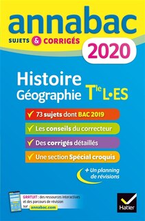 Front cover_Histoire g&eacute;ographie terminale L, ES