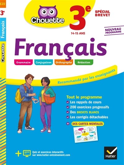 Front cover_Fran&ccedil;ais 3e, 14-15 ans