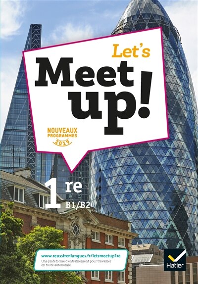 Front cover_Let's meet up!, anglais 1re B1-B2