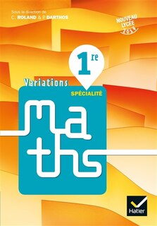 Couverture_Variations, maths 1re spécialité