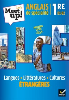 Front cover_Let's meet up! anglais de spécialité 1re, B1-B2