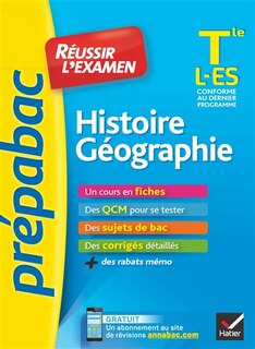 Couverture_Histoire g&eacute;ographie terminale L, ES