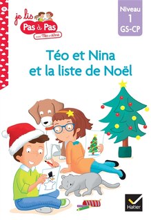 Couverture_La liste de Noël : niveau 1, GS, CP