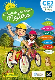 Couverture_Cahier de vacances nature, CE2 vers le CM1, 8-9 ans