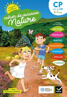 Couverture_Cahier de vacances nature, CP vers le CE1, 6-7 ans