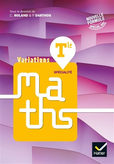 Couverture_Variations, maths spécialité terminale : nouvelle formule, spécial bac