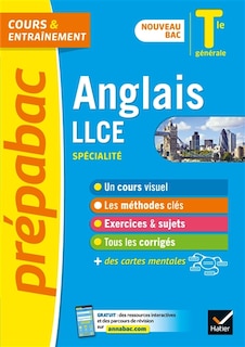 Front cover_Anglais LLCE spécialité terminale générale : nouveau bac