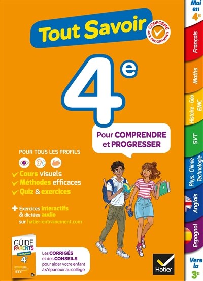 Couverture_Tout savoir 4e