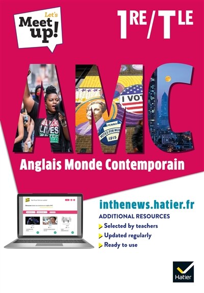 Couverture_Let's meet up! AMC, anglais monde contemporain 1re, terminale