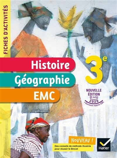 Couverture_Histoire géographie, EMC 3e : fiches d'activités