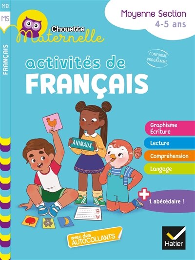 Front cover_Activités de français, moyenne section, 4-5 ans