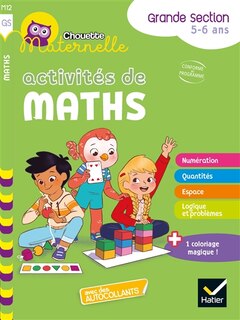 Front cover_Activités de maths, grande section, 5-6 ans
