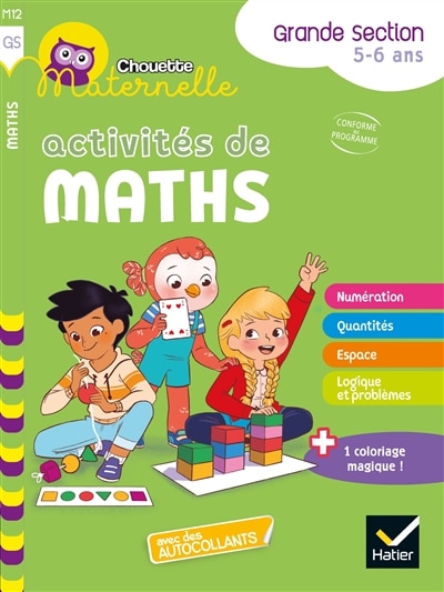 Front cover_Activités de maths, grande section, 5-6 ans