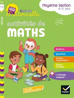 Front cover_Activités de maths, moyenne section, 4-5 ans