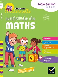 Couverture_Activités de maths, petite section, 3-4 ans : conforme au programme