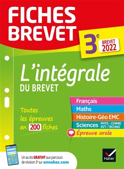 Couverture_L' intégrale du brevet, 3e