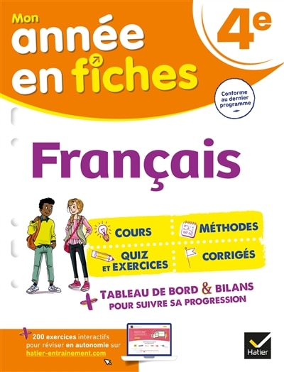 Couverture_Français 4e : conforme au dernier programme