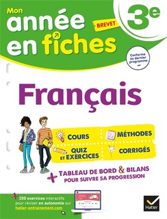 Couverture_Français 3e, brevet : conforme au dernier programme
