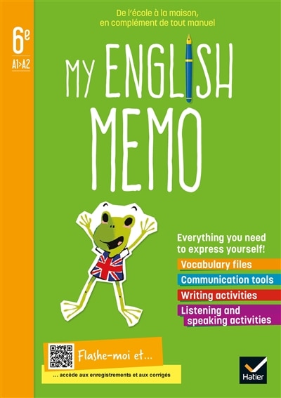 Couverture_My English memo 6e, A1-A2