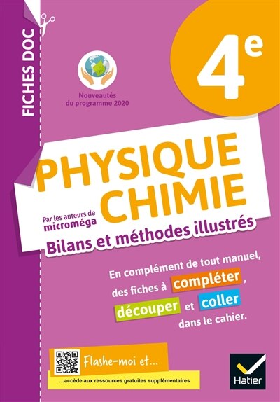 Couverture_Physique chimie 4e : bilans et méthodes illustrés