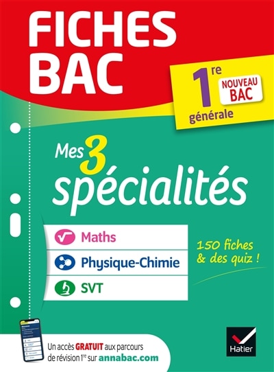 Front cover_Mes 3 spécialités, 1re générale