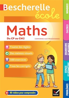 Front cover_Bescherelle école maths : du CP au CM2 : conforme aux programmes