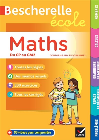Front cover_Bescherelle école maths : du CP au CM2 : conforme aux programmes
