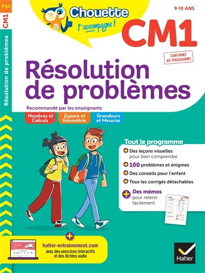 Front cover_Résolution de problèmes CM1, 9-10 ans : conforme au programme