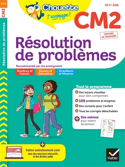 Couverture_Résolution de problèmes CM2, 10-11 ans : conforme au programme