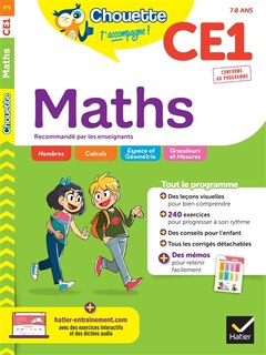Couverture_Maths CE1, 7-8 ans : conforme au programme