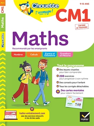 Maths CM1, 9-10 ans: conforme au programme